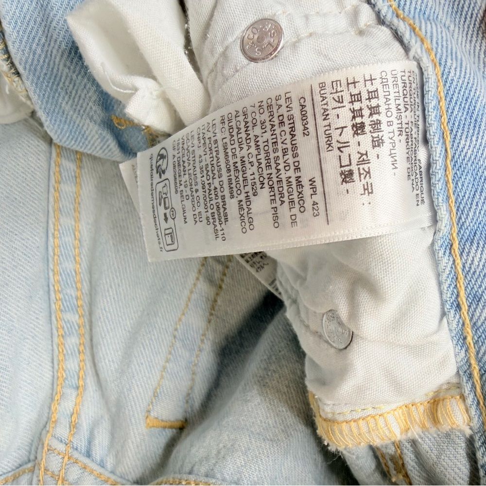 LEVI’S 501 Jean Shorts Size 27 - Picture 7 of 9